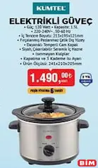 KUMTEL ELEKTRİKLİ GÜVEÇ